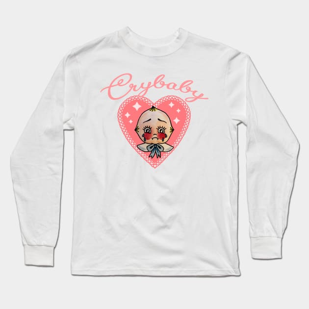 Crybaby kewpie Long Sleeve T-Shirt by mariexvx